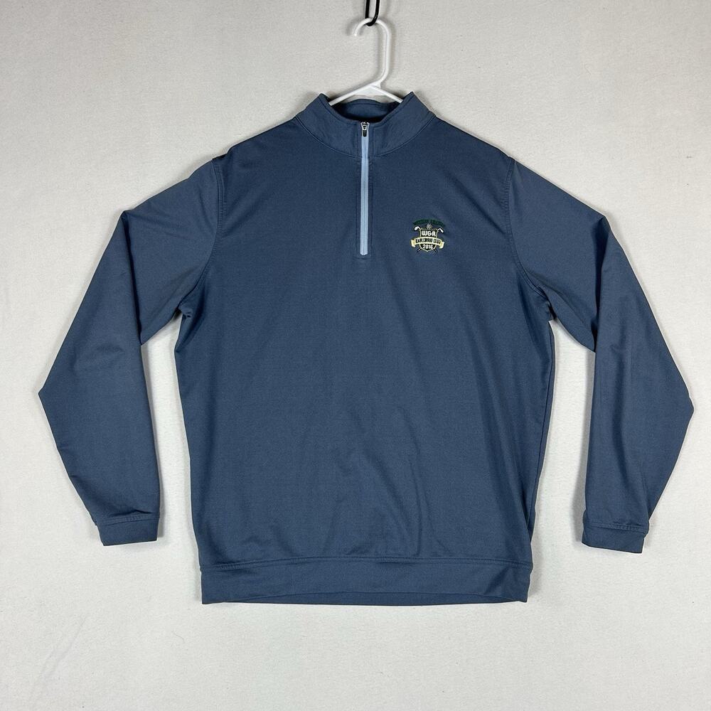 Peter Millar Wicking Golf Pullover Men's Large 1/4 Zip Amateur Knollwood Golf